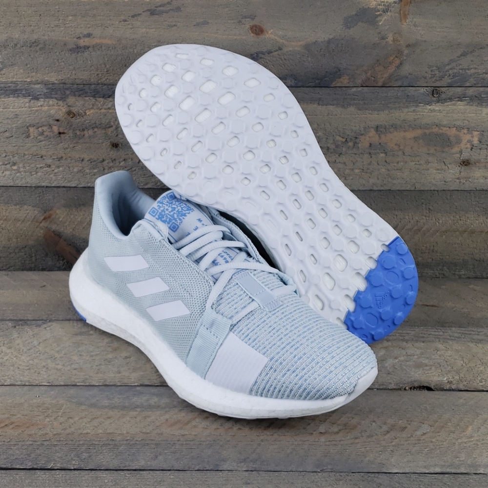 adidas Senseboost Go Running Shoes Blue Tint - Picture 2 of 9